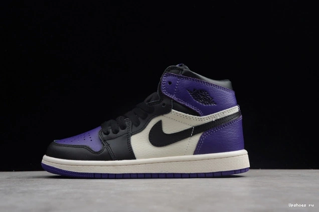 Air 555088-501  High OG Retro 1 'Court Kids Jordan Purple' 0908